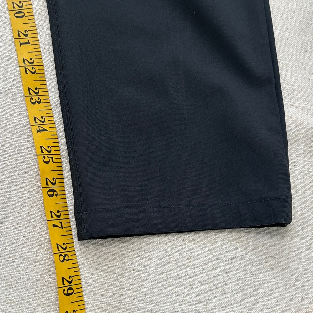Lululemon Commission Pants Men's 34 Navy Classic Fit Flat Front Chinos - Picture 5 of 11